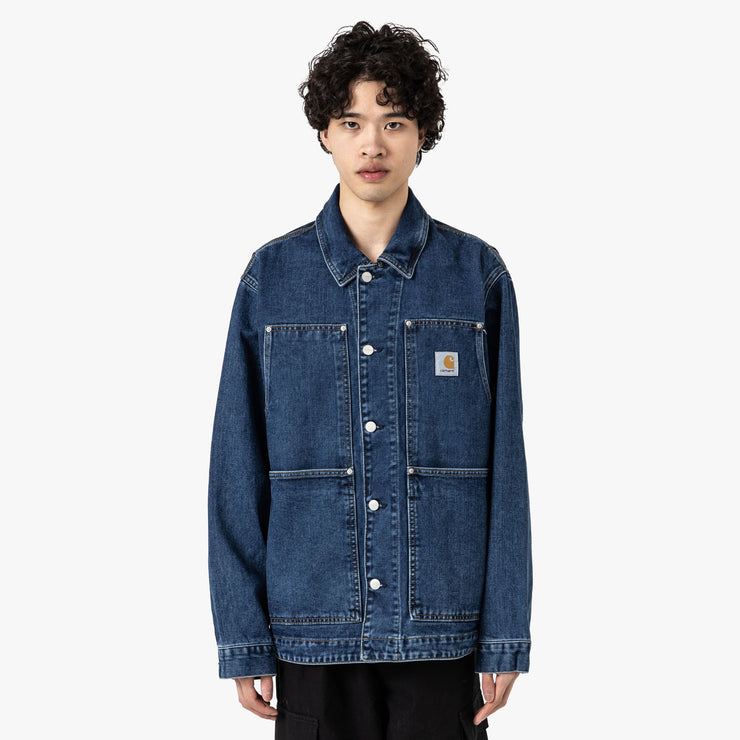 Carhartt WIP OG Double Front Jacket Blue Washed 1