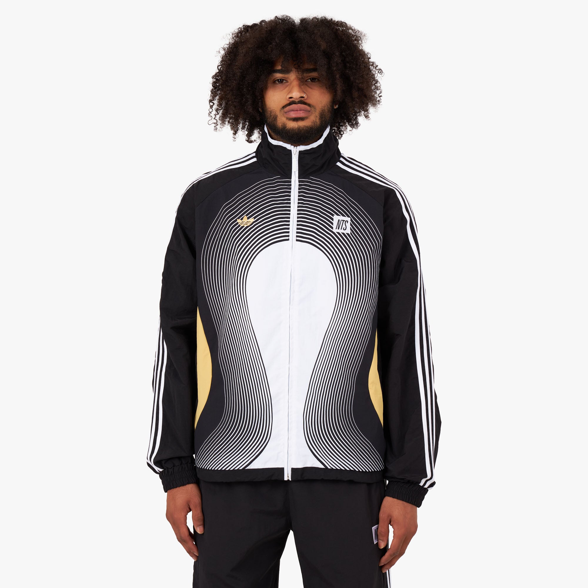 adidas Originals x NTS Radio Track Top Black White Gold Livestock