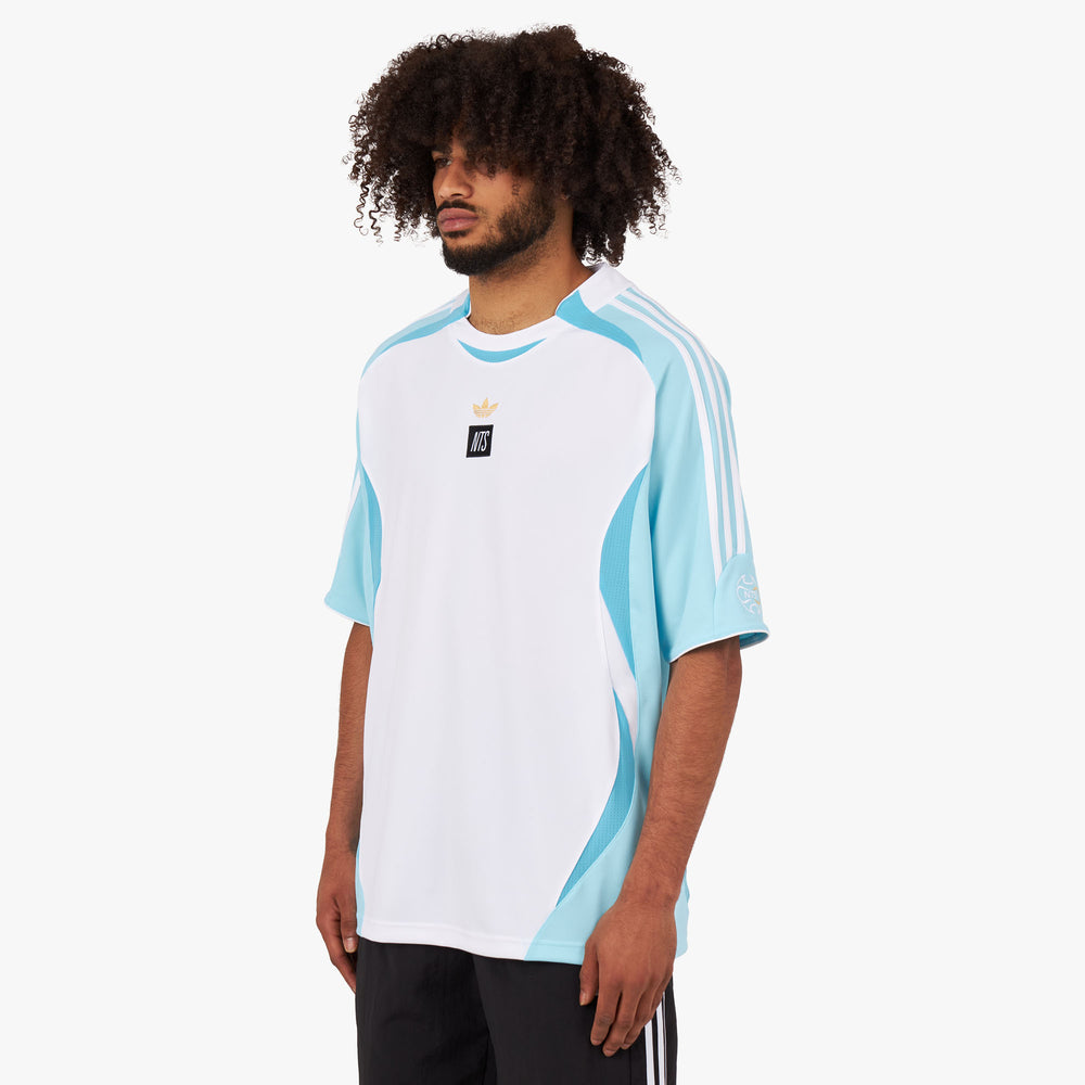 adidas Originals x NTS Radio Maillot Bliss Bleu Bleu Ciel Blanc Livestock