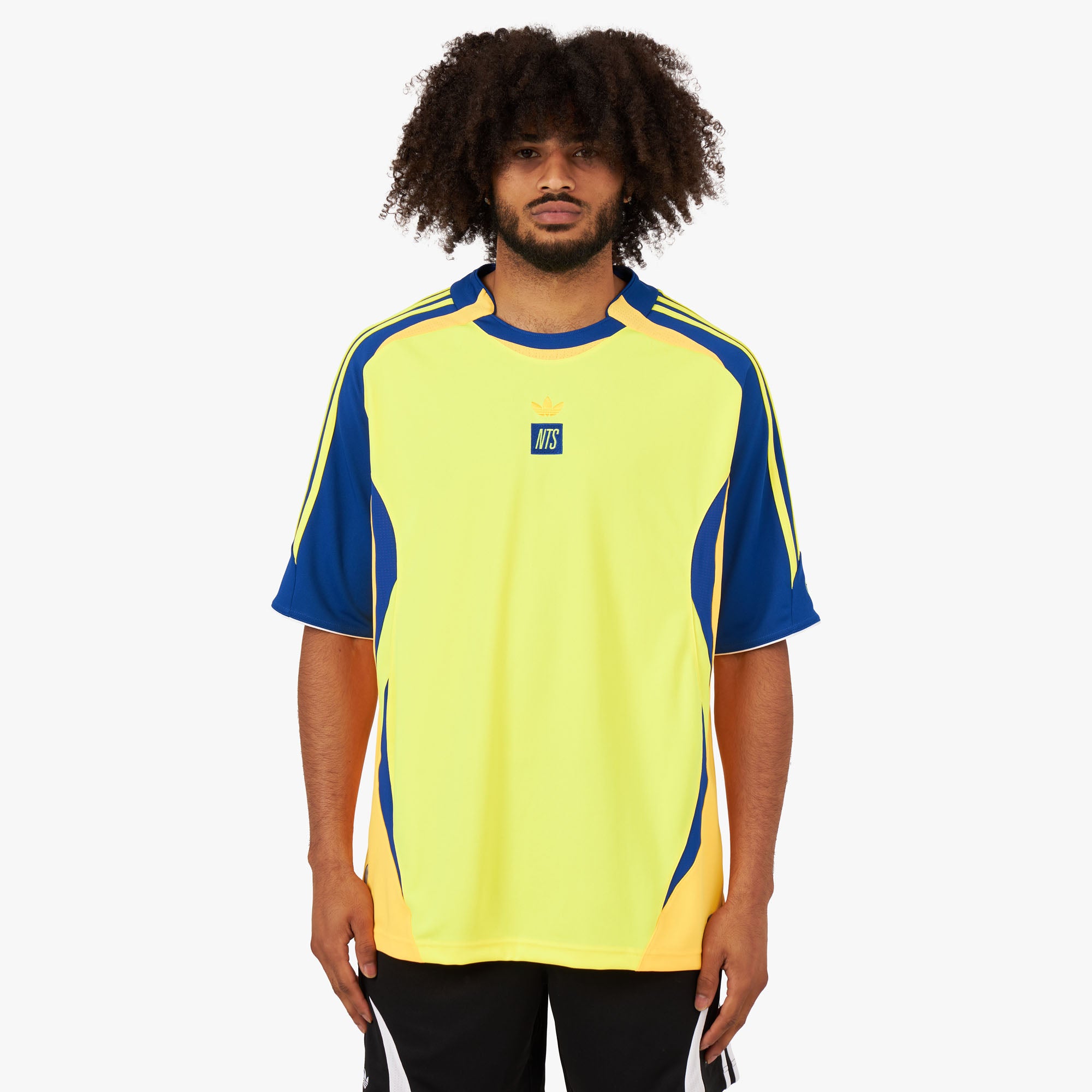 adidas Originals x NTS Radio Jersey Collegiate Royal Beam Yellow S Livestock
