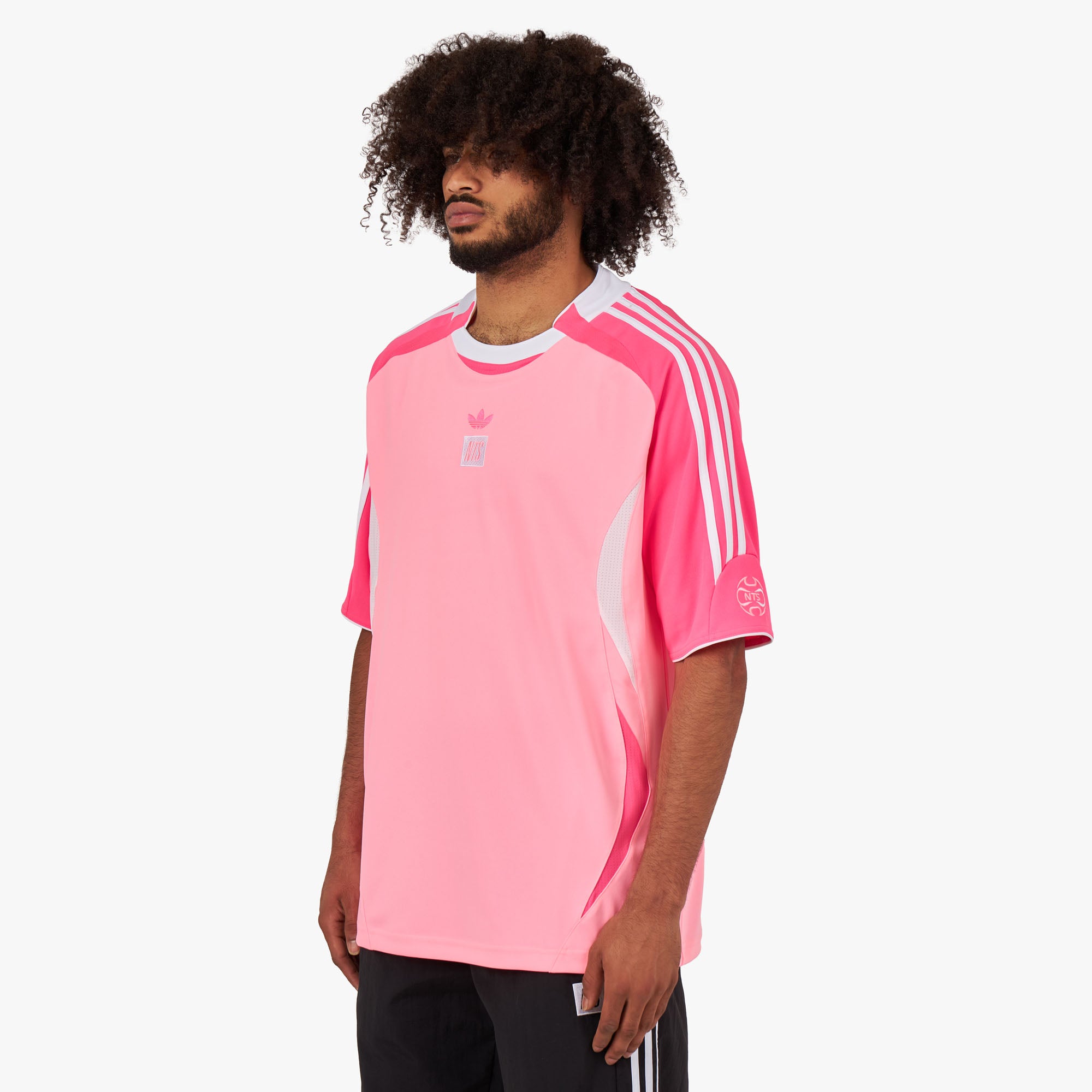 Adidas originals pink and white store