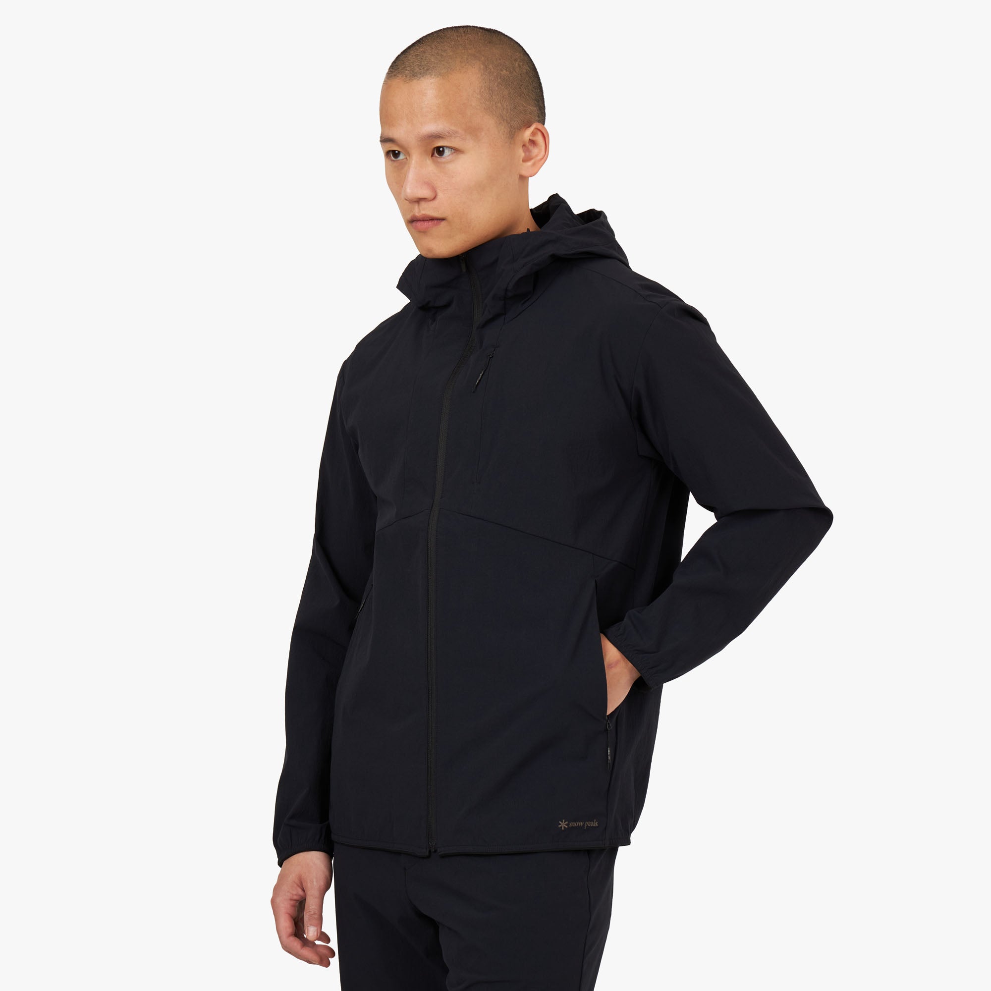 Black zip up active jacket clearance