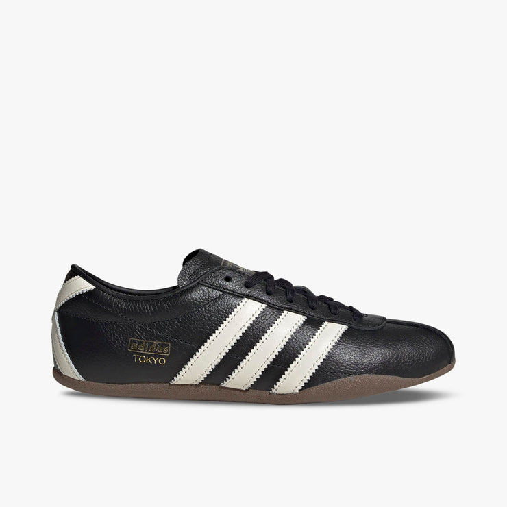 adidas 黒 ホワイトストライプ　120cm adidas Originals Women's Tokyo Core Black / Off White - Gold