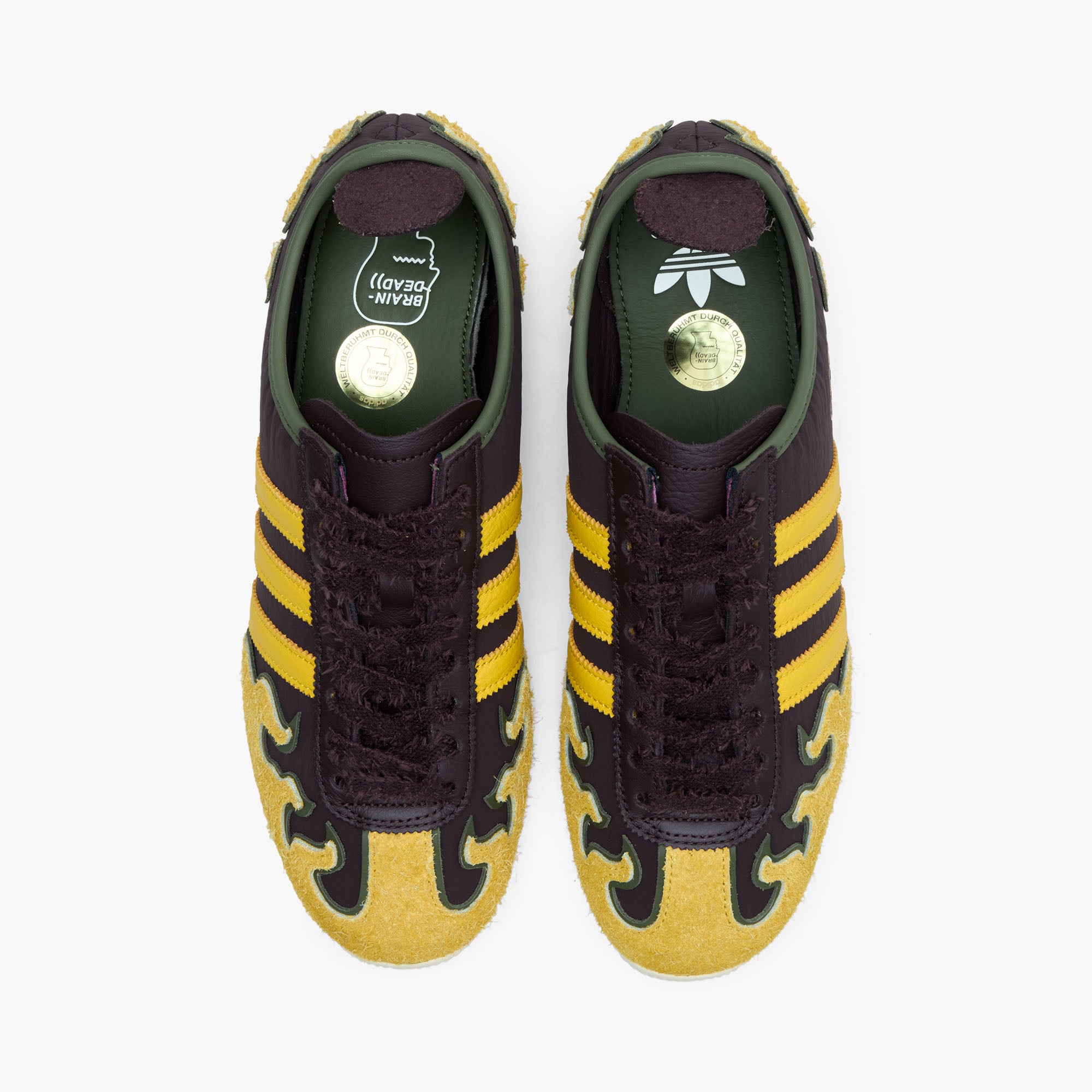 adidas Originals x Brain Dead Japan Lo Shadow Brown / Hazy Yellow