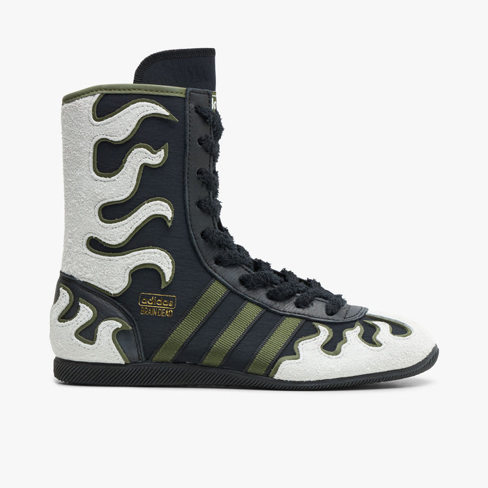 adidas Originals x Brain Dead Japan Hi Core Black / Crystal White - Gold Metallic   1