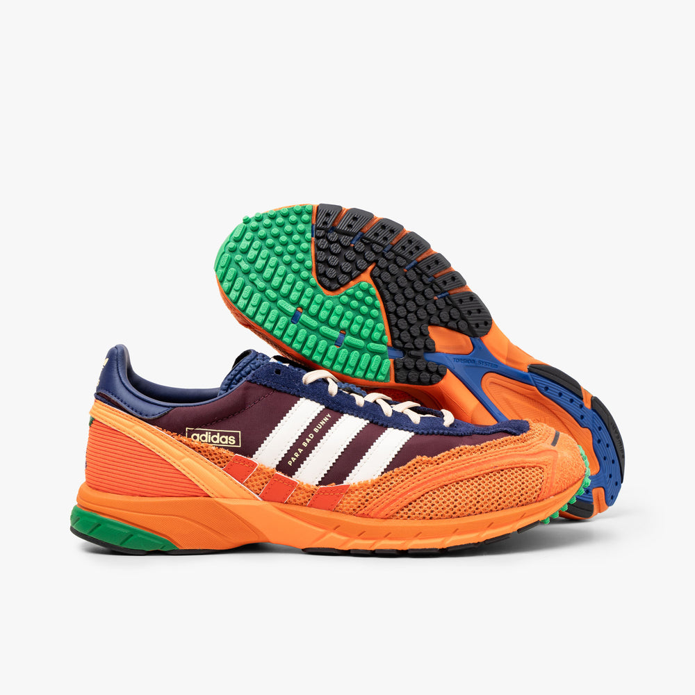adidas x Bad Bunny Adizero SL 72 Maroon Semi Solar Orange
