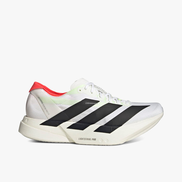 adidas Adizero Adios Pro 4 Cloud White / Core Black - Silver Metallic   1