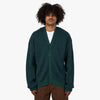 Palmes Inter Knitted Cardigan / Dark Green 1