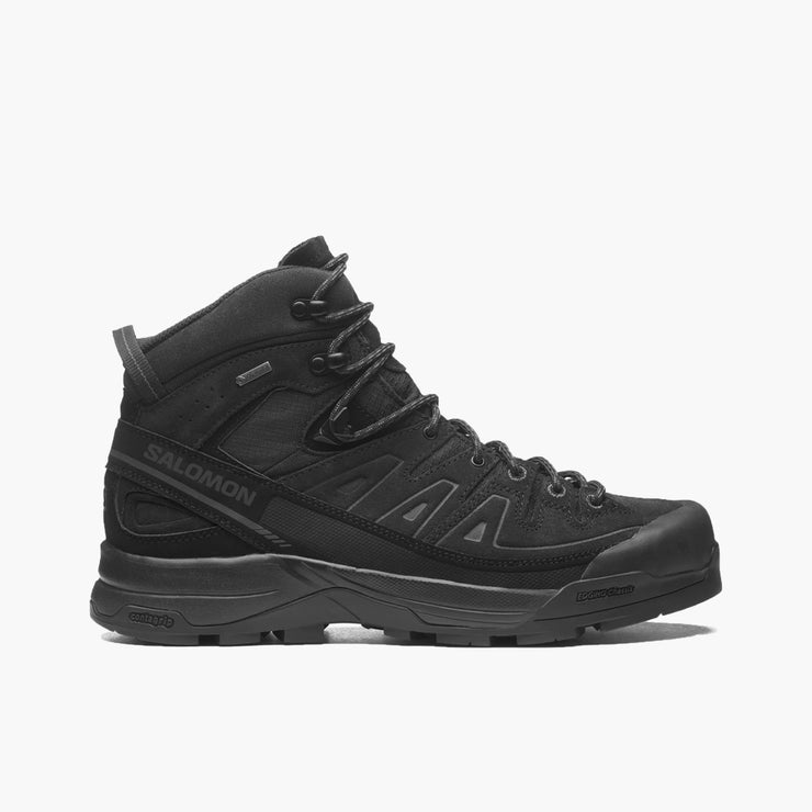 Salomon X-ALP Mid Leather GORE-TEX Black / Black - Asphalt - High Top  1