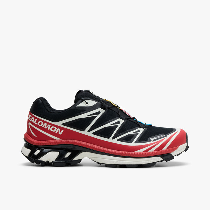 Salomon XT-6 GTX Black / Flame Scarlet - Vanilla Ice   1