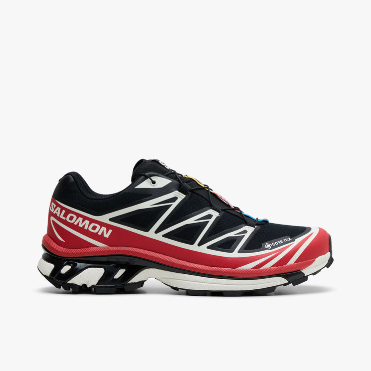 Salomon XT-6 GTX Black / Flame Scarlet - Vanilla Ice   1