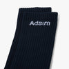 Adsum Logo Socks / Navy 3