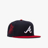 Livestock x New Era Atlanta Braves 59FIFTY Hat / Navy 1