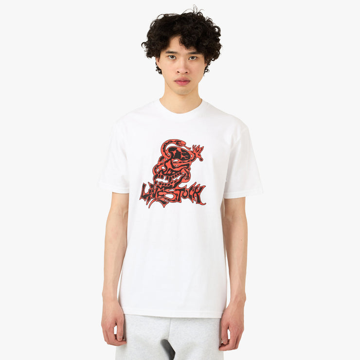 Livestock Séries Artistes Matt Gazzola T-Shirt Blanc / Rouge 1