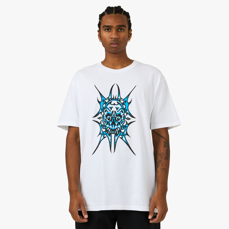 Livestock Série Artistes Mitch Dixon T-Shirt Blanc / Bleu 1
