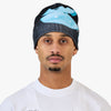 b.Eautiful x LTTT Burst Beanie Black/Light Blue 1