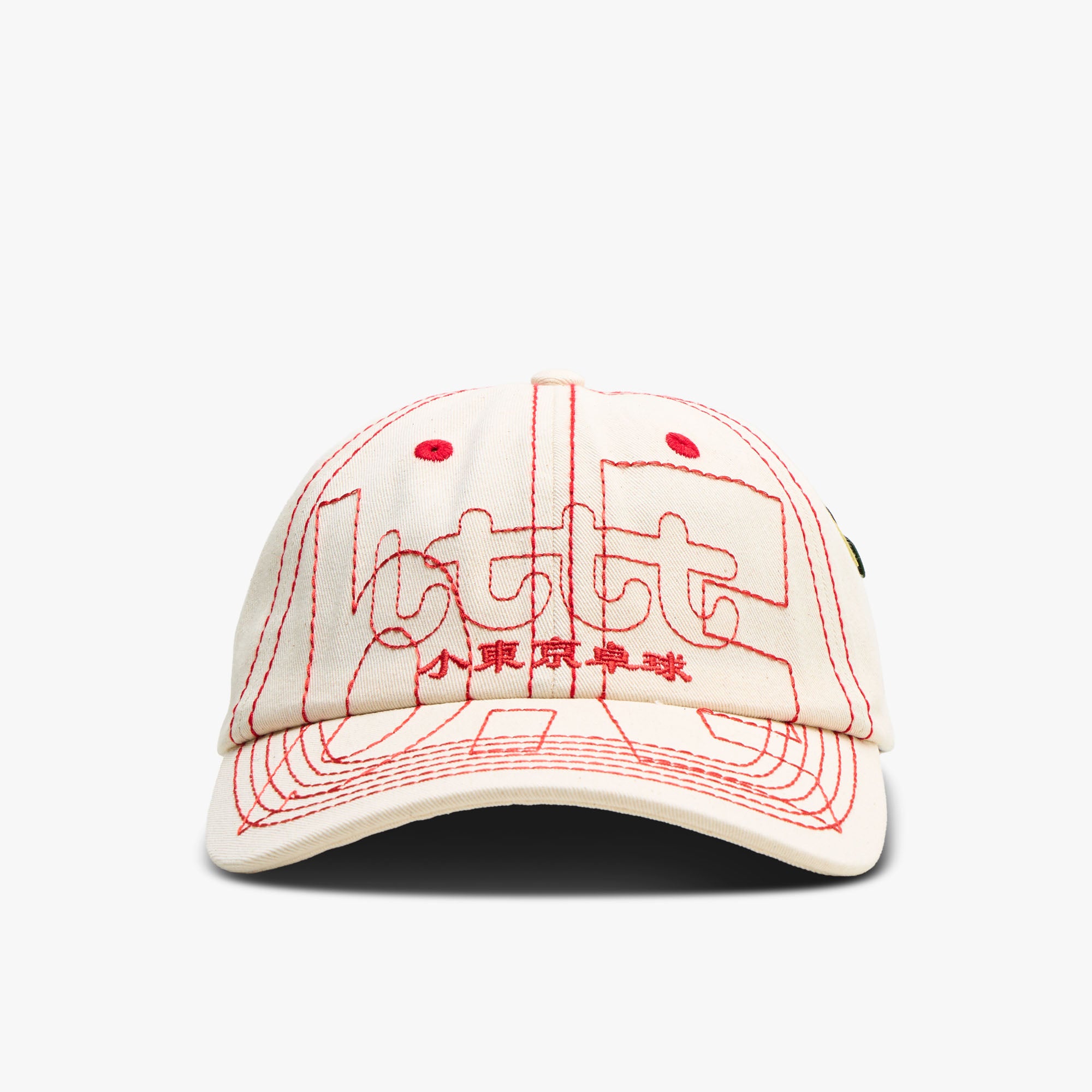 b.Eautiful x LTTT Vapor Hat white × red b.Eautiful x LTTT Vapor Hat Natural / Red – Livestock