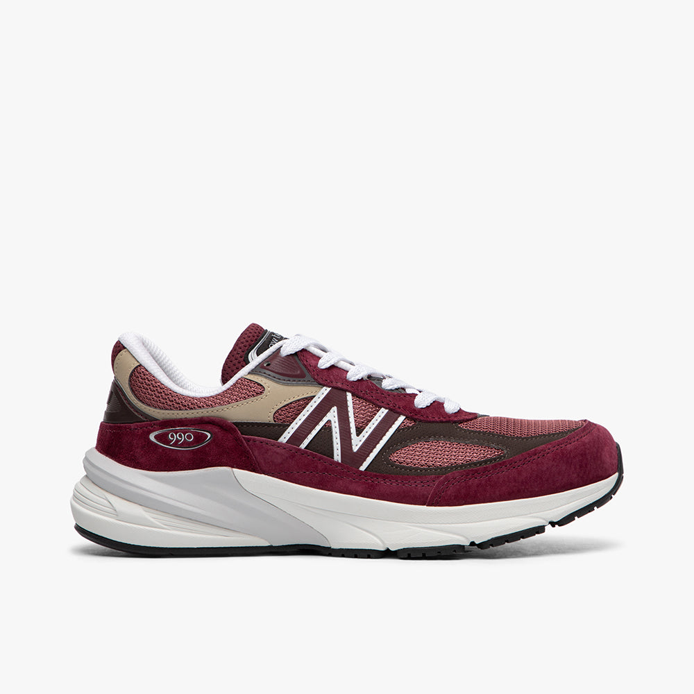 New Balance MADE in USA U990BT6 Bourgogne / Tan - Low Top  1