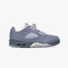 Jordan Women's 5 Retro Low Indigo Haze / Fire Red - Metallic Silver - Low Top  1