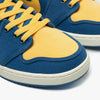 Jordan 1 KO Bleu Pur / Or Topaze - Voile - Low Top  6