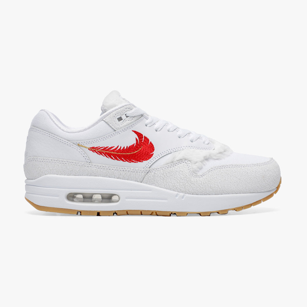 Nike Air Max 1 PRM White / University Red – Livestock