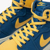 Jordan 1 KO Bleu Pur / Or Topaze - Voile - Low Top  7