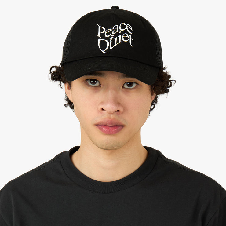 Museum Of Peace & Quiet Warped Trucker Hat Black 1