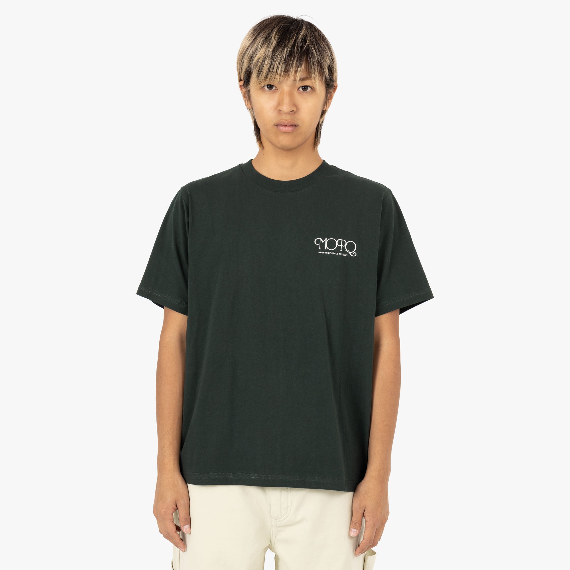 Museum of Peace & Quiet Free Hand T-shirt / Pine 1