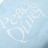 Museum Of Peace & Quiet Distressed Tote Bag / Baby Blue 3
