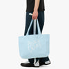 Museum Of Peace & Quiet Distressed Tote Bag / Baby Blue 5