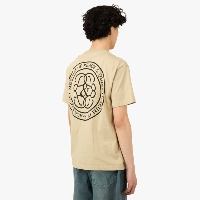 Museum Of Peace & Quiet Symbol T-shirt Tan 1