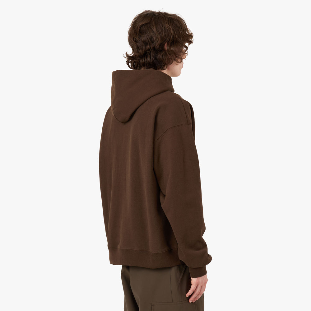 Museum Of Peace & Quiet Campus Pullover Hoodie / Brown