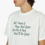 Museum of Peace & Quiet Haiku T-shirt / White 4