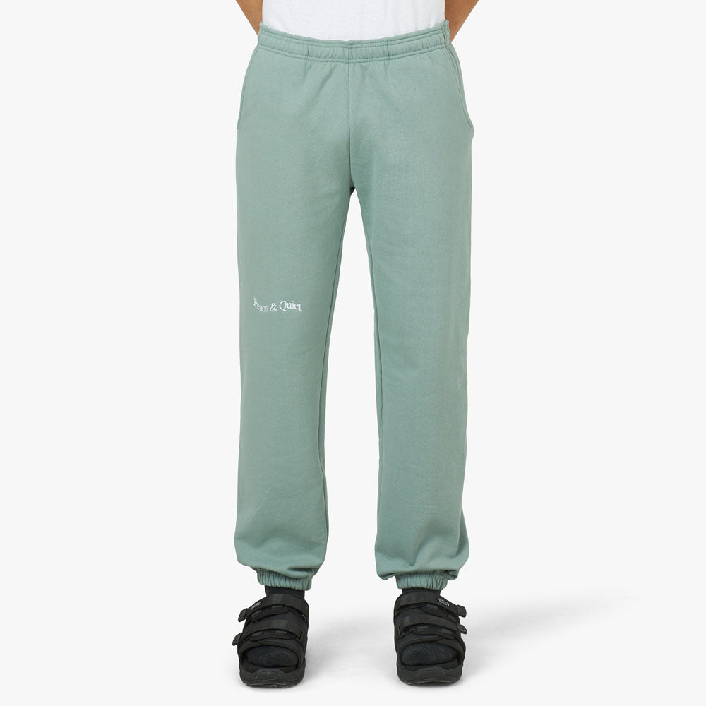 Museum of Peace & Quiet Wordmark Pantalon Sweat / Sage 1
