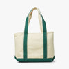 Museum of Peace & Quiet Classic Wordmark Boat Tote Bag Forest / Natural 2