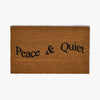 Museum of Peace & Quiet Wordmark Doormat / Sand 1