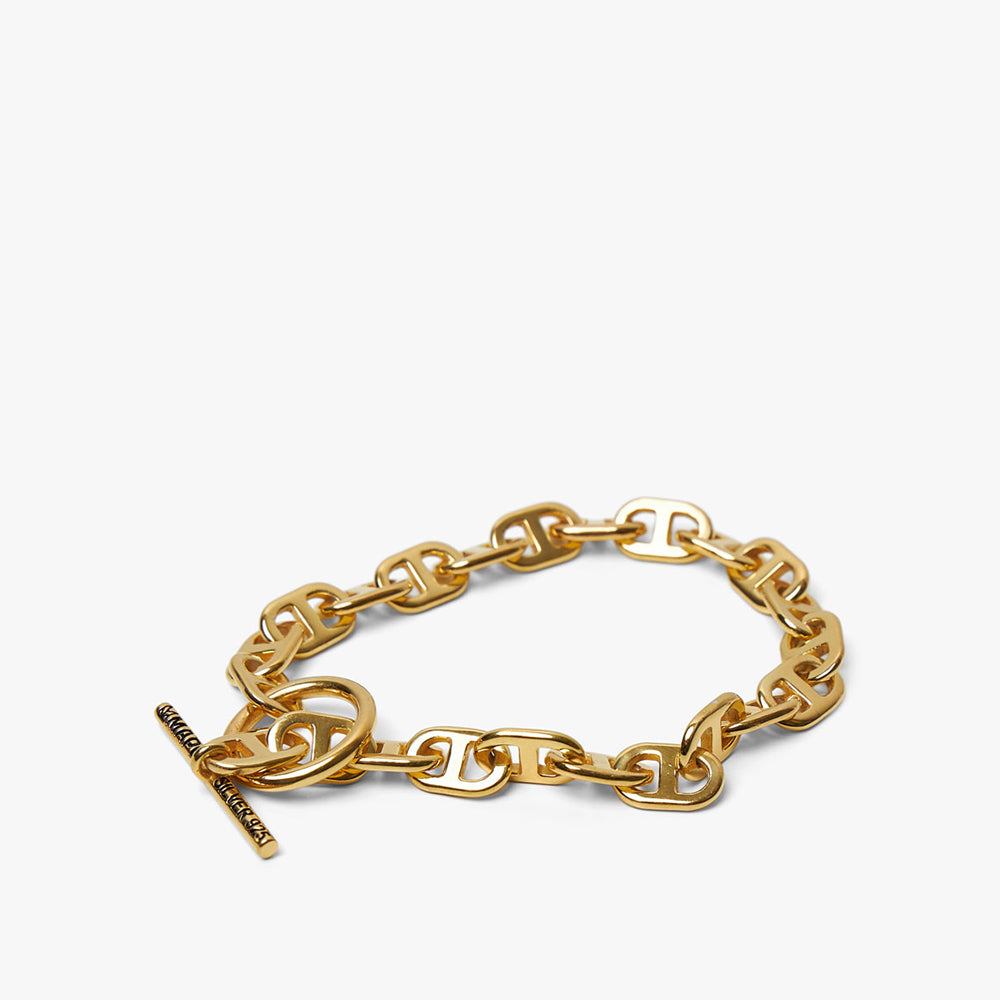 MAPLE Chain Link Bracelet 14K Gold Plated