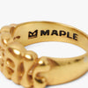 MAPLE Freak Bague / 14K Plaqué Or 4