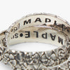 MAPLE Floral Linked Ring / Silver .925 4
