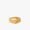 MAPLE Bague Mot Paix / Plaquée Or 14K 4
