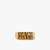 MAPLE Bague Mot Paix / Plaquée Or 14K 2