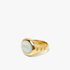 MAPLE Tubby Ring 14K Gold Plated / Mother Of Pearl 1