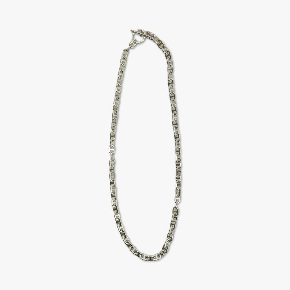 【2plan】24FW★ [LAN ARCHIVE] Skid Hook Chain Necklace MAPLE Chain Link Necklace (7mm) / Silver .925 – Livestock