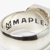 Maple Smiley Signet / Silver 925 4