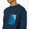 Western Hydrodynamic Research Sail Pocket Long Sleeve T-shirt / Navy 4