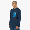 Western Hydrodynamic Research Sail Pocket Long Sleeve T-shirt / Navy 2