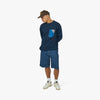 Western Hydrodynamic Research Sail Pocket Long Sleeve T-shirt / Navy 7