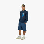 Western Hydrodynamic Research Sail Pocket Long Sleeve T-shirt / Navy 8