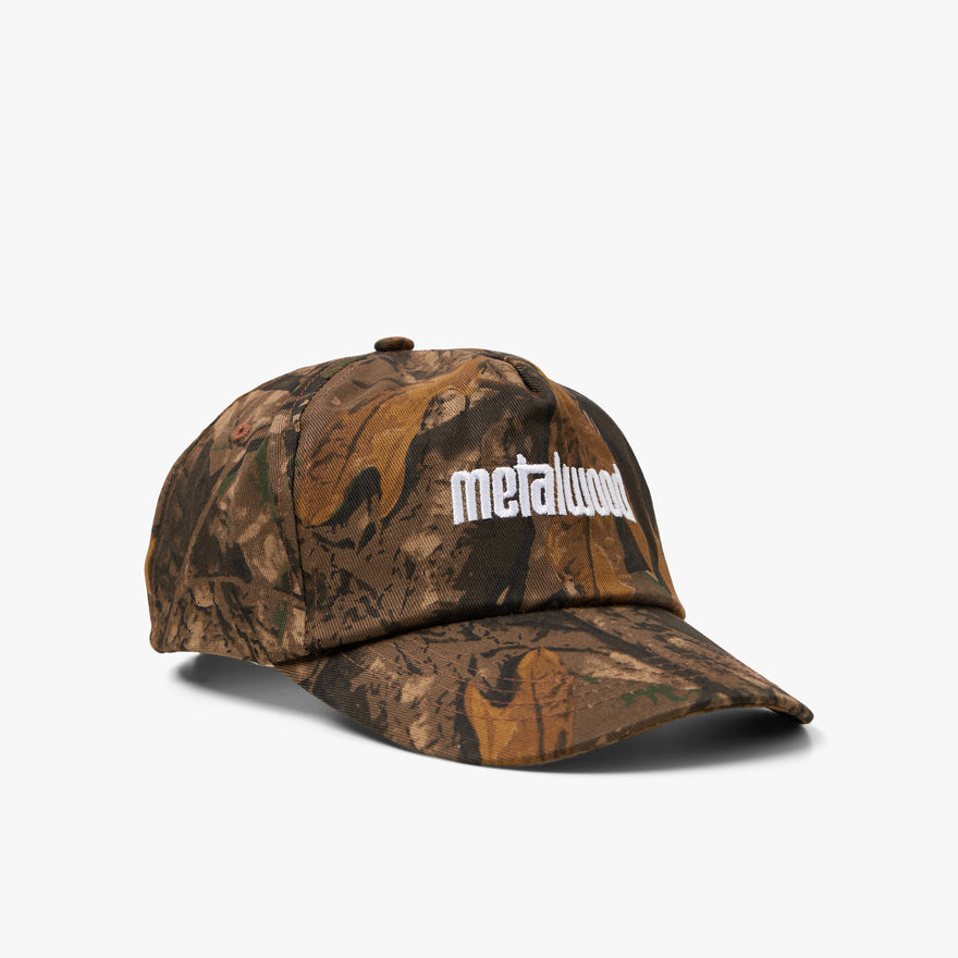 Metalwood Studio Metal Logo 5 Panel Hat / Real Leaf Camo – Livestock