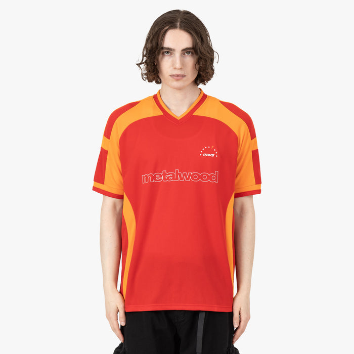 Metalwood Metal Paneled Jersey Red / Orange 1